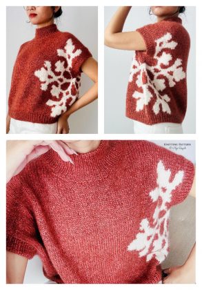Snowflake Vest Knitting Pattern - Knitting Pattern