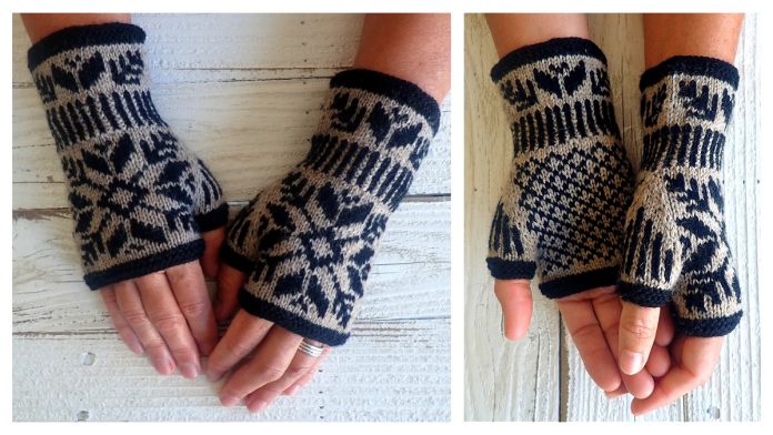 Star Power Mitts Free Knitting Pattern