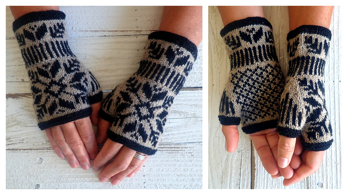 Star Power Mitts Free Knitting Pattern Knitting Pattern