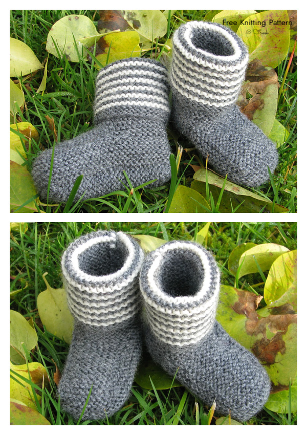 Stay-on Baby Shoes Free Knitting Pattern