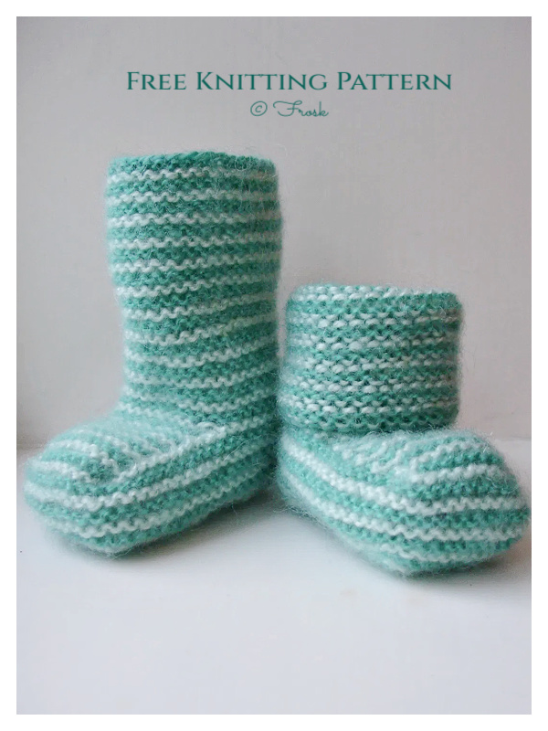 Stay-on Baby Shoes Free Knitting Pattern