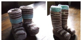 Stay-on Baby Shoes Free Knitting Pattern