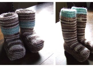 Stay-on Baby Shoes Free Knitting Pattern