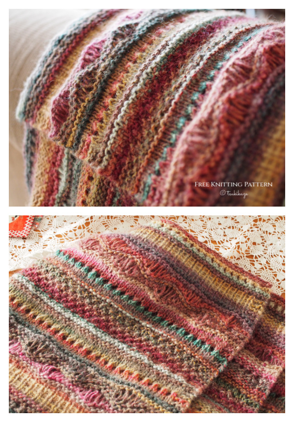 Stitch Sampler Shawl Free Knitting Pattern