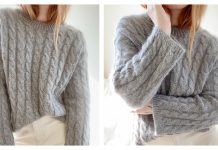 An Oversized Cable Sweater Knitting Pattern