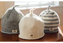 Bayside Beanie Hat Free Knitting Pattern