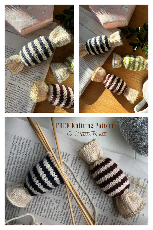 Christmas Caramel Candy Free Knitting Pattern