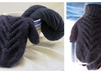 Cruiser Cable Mittens Free Knitting Pattern