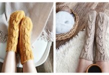 Cuddly Home Socks Knitting Pattern