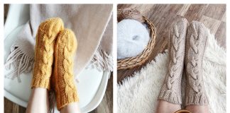 Cuddly Home Socks Knitting Pattern