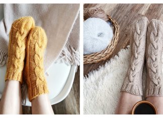 Cuddly Home Socks Knitting Pattern