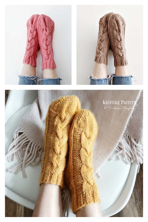 Cuddly Home Socks Knitting Pattern