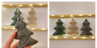 Merry Mini Tree Free Knitting Pattern