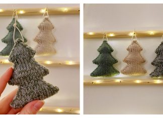 Merry Mini Tree Free Knitting Pattern