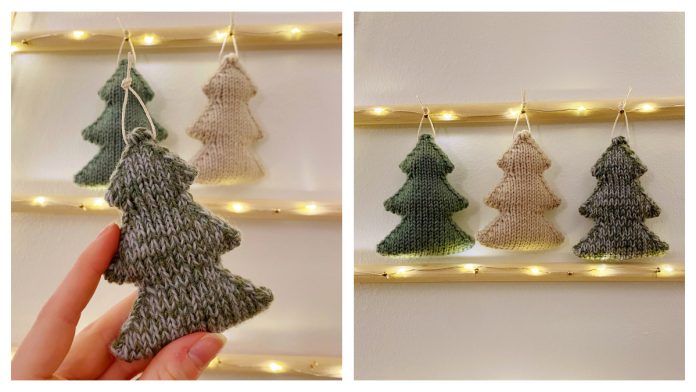 Merry Mini Tree Free Knitting Pattern