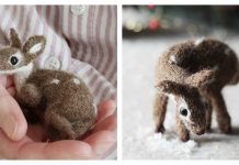 Miniature Fallow Deer Free Knitting Pattern