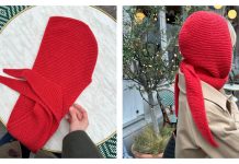 Quick Garter Stitch Sophie Hood Knitting Pattern