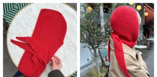 Quick Garter Stitch Sophie Hood Knitting Pattern