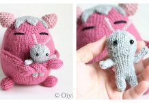 Hugs and Squoze Softie Knitting Patterns