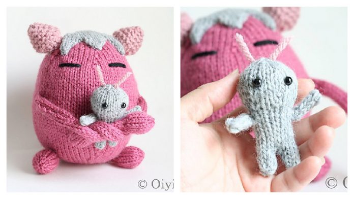 Hugs and Squoze Softie Knitting Patterns