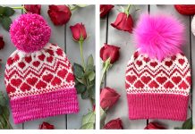 Love You Always Beanie Hat Knitting Pattern