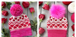 Love You Always Beanie Hat Knitting Pattern