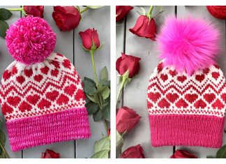 Love You Always Beanie Hat Knitting Pattern