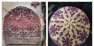 Love in a Mist Hat Free Knitting Pattern