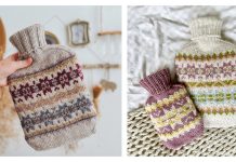 Maxine Hot Water Bottle Cover Knitting Pattern