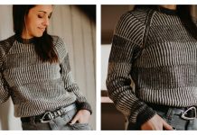 Newspaper Pullover Sweater Knitting Pattern