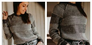 Newspaper Pullover Sweater Knitting Pattern