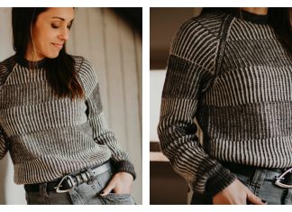 Newspaper Pullover Sweater Knitting Pattern