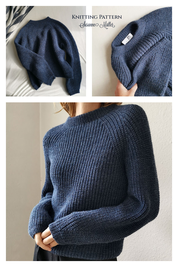 Ribbed Coming Soon Sweater Pullover Knitting Pattern