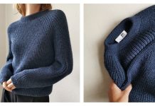 Ribbed Coming Soon Sweater Pullover Knitting Pattern