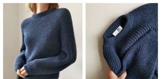 Ribbed Coming Soon Sweater Pullover Knitting Pattern