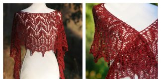 Sacre Coeur Valentine Lace Shawl Free Knitting Pattern