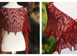 Sacre Coeur Valentine Lace Shawl Free Knitting Pattern