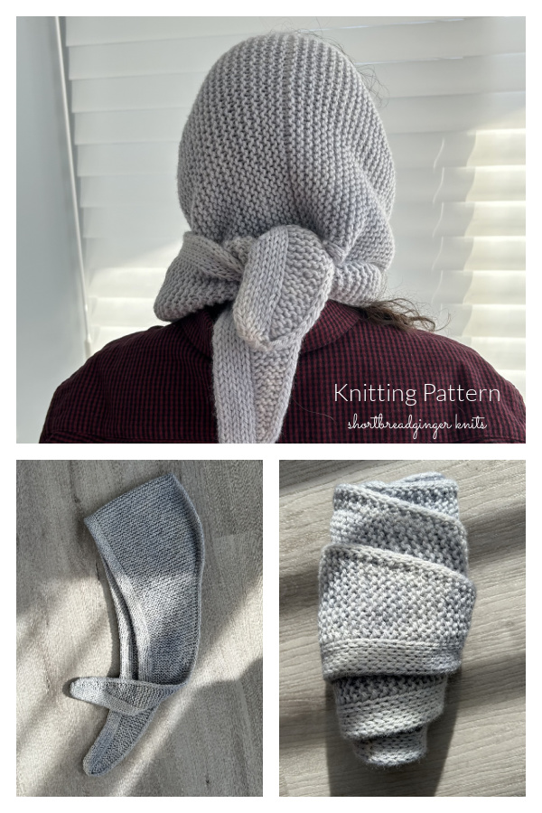 Scythe Hood Scarf Knitting Pattern