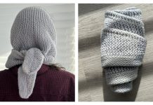 Scythe Hood Scarf Knitting Pattern