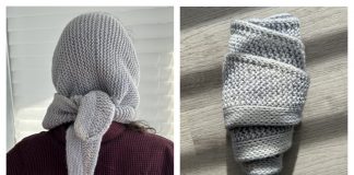 Scythe Hood Scarf Knitting Pattern