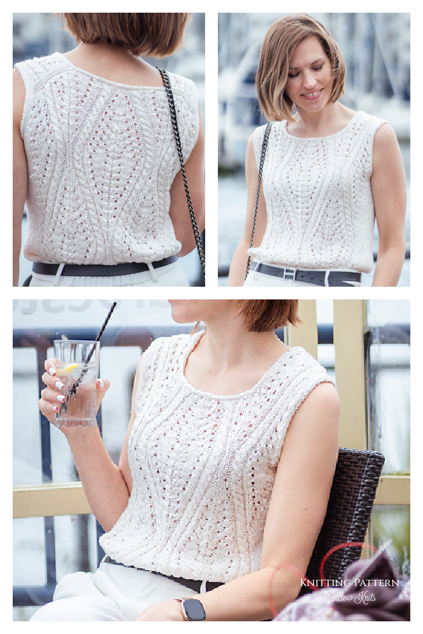 Summer Moonglow Top Knitting Pattern