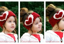 The Heart Head Warmer Free Knitting Pattern