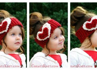 The Heart Head Warmer Free Knitting Pattern