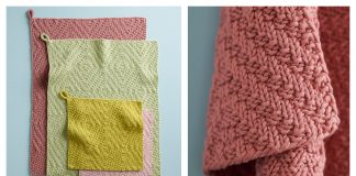 Tin Ceiling Washcloth Hand Towel Free Knitting Patterns