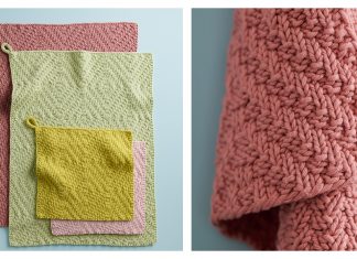 Tin Ceiling Washcloth Hand Towel Free Knitting Patterns