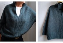 Turtle Dove V-neck Cardigan Free Knitting Pattern