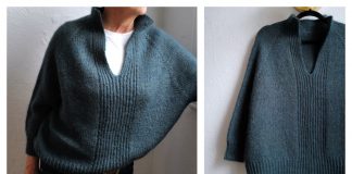 Turtle Dove V-neck Cardigan Free Knitting Pattern