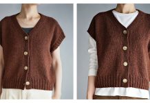 V Neck Chokki Vest Knitting Pattern