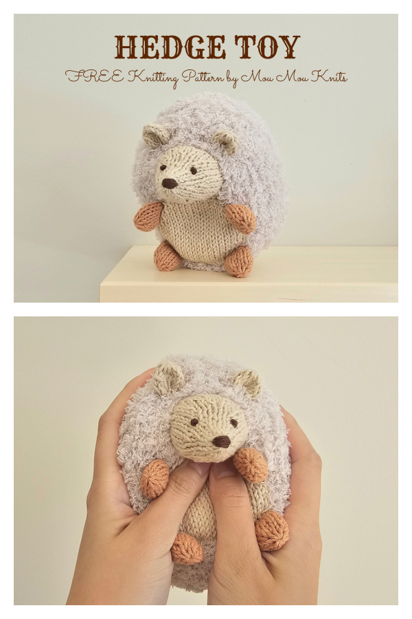 Amigurumi Hedgehog Toy Free Knitting Pattern