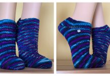 Blueberry Waffle Socks Free Knitting Pattern